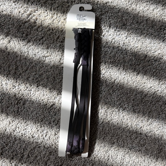 Black Floral Headband — Black & Grey - Picture 3 of 5